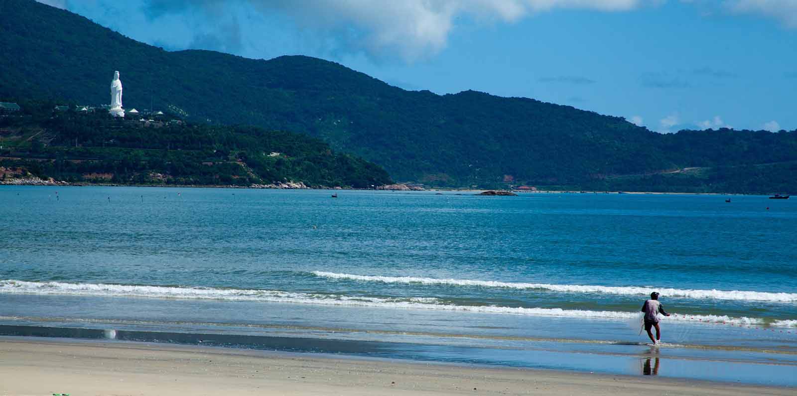 White Sands in da nang, my khe beach, marble mountain, son tra peninsula, museum of cham sculpture, dragon bridge in da nang, hoi an ancient town, hue city Immortalised by TV hit My Khe Beach, Danang has more to offer than its pristine white sands