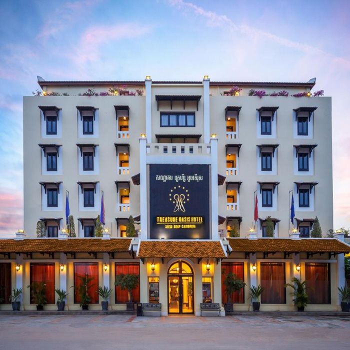 TREASURE OASIS HOTEL, Living in Siem Reap, 4-star hotel TREASURE OASIS HOTEL