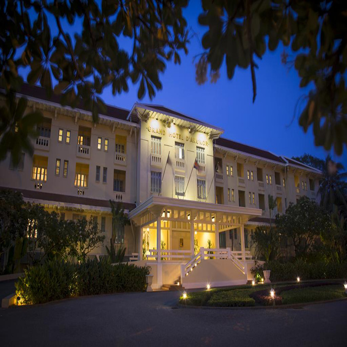 RAFFLES GRAND HOTEL D ANGKOR, Living in Siem Reap, 5-star hotel RAFFLES GRAND HOTEL D ANGKOR